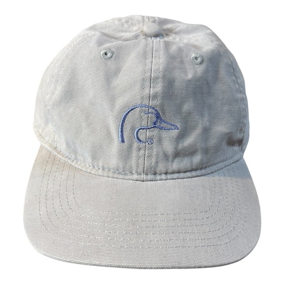 Ducks Unlimited Cap Hat Adjustable Logo Cotton Blend Casual Outdoors Gray Men - Picture 1 of 6